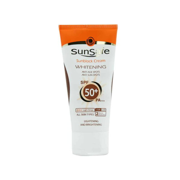 کرم ضد آفتاب SPF50 روشن کننده سان سیف