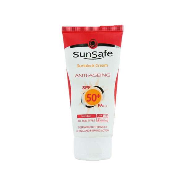 کرم ضد آفتاب و ضد چروک سان سیف SPF50