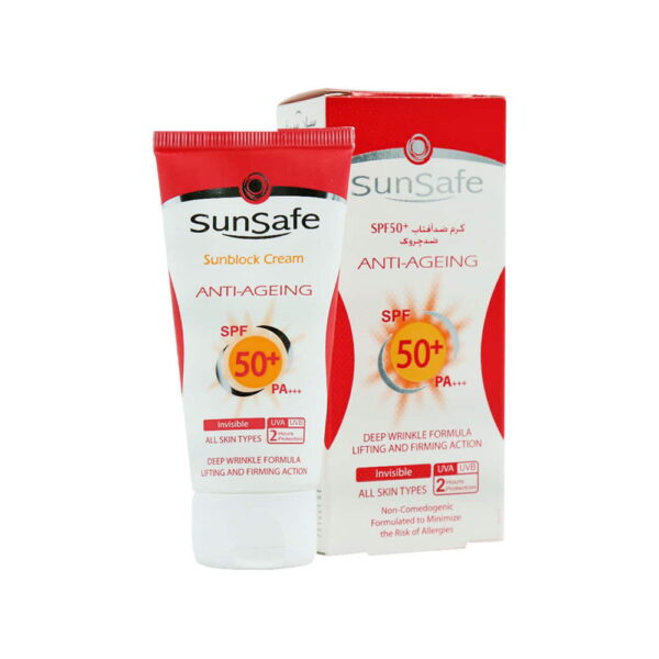 کرم ضد آفتاب و ضد چروک سان سیف SPF50