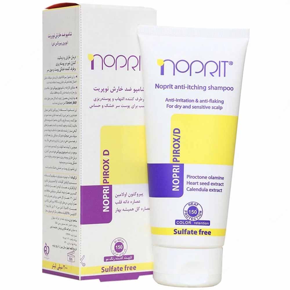 شامپو ضد خارش نوپری پیروکس دی | مناسب پوست سر خشک و حساس نوپریت 200 میلی لیتر | noprit-nopri-pirox-d-shampoo-suitable-for-dry-and-sensitive-scalp-200-ml , داروخانه آنلاین دکتر شهریاری ، داروخانه آنلاین ، سفارش آنلاین دارو، drshahriari.com, بهترین داروخانه, داروخانه مشهد, داروخانه آنلاین مشهد, نزدیک ترین داروخانه, داروی کمیاب, داروی نایاب, بهترین داروخانه مشهد, داروخانه اینترنتی , داروخانه اینترنتی مشهد, سفارش اینترنتی دارو, سفارش اینترنتی دارو در مشهد, داروخانه معتبر , معتبرترین داروخانه , داروخانه معتبر مشهد , فروش مکمل های معتبر , داروی تخصصی، دارو دست ساز , فروش مکمل های بدن سازی اصل , فروش مکمل های بدن سازی اصل در مشهد , فروش مکمل اورجینال در مشهد , بهترین فروش مکمل اورجینال در مشهد، فروشگاه مکمل بدن سازی در مشهد، فروش مکمل های ورزشی در مشهد , خرید مکمل های ورزشی در مشهد , خرید مکمل ورزشی با تخفیف در مشهد , فروش مکمل با تخفیف